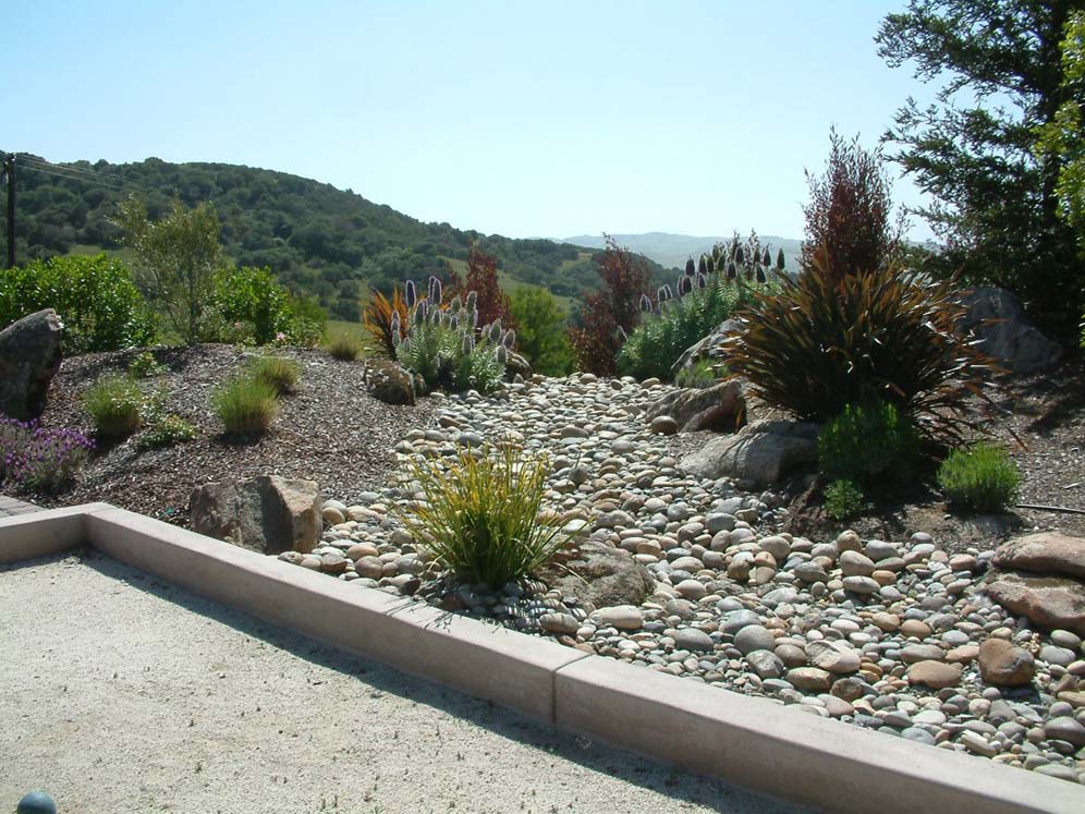 River Rock Edges Boccie Court